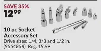Princess Auto 10 pc Socket Accessory Set offer
