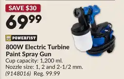 Princess Auto 800W Electric Turbine Paint Spray Gun offer