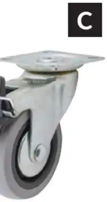 Princess Auto 3 in. Double-Ball Bearing Thermoplastic Rubber Casters offer