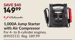 Princess Auto 1,000A Jump Starter with Air Compressor offer