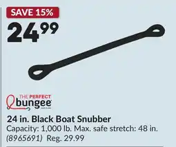 Princess Auto 24 in. Black Boat Snubber offer