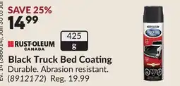 Princess Auto RUST-OLEUM CANADA Black Truck Bed Coating offer
