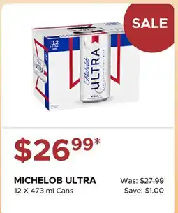The Beer Store MICHELOB ULTRA offer