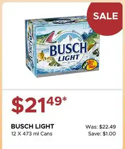 The Beer Store BUSCH LIGHT offer