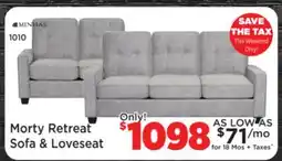 Surplus Furniture Morty Retreat Granite Sofa & Loveseat Set offer