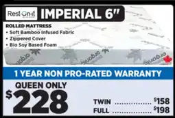 Surplus Furniture Imperial Queen Mattress offer