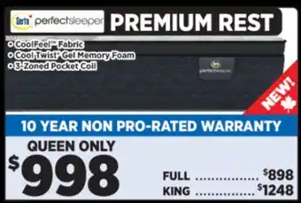 Surplus Furniture Premium Rest Queen Mattress offer