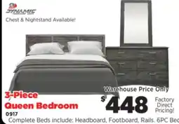 Surplus Furniture Canyon Maple 3-Piece Queen Bedroom Set offer