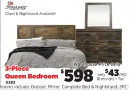 Surplus Furniture DYNAMIC 3-Piece Queen Bedroom offer