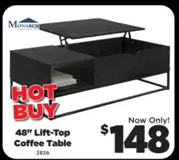 Surplus Furniture 48 Lift-Top Coffee Table offer