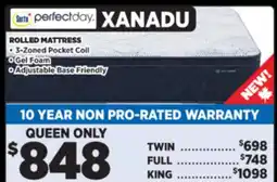 Surplus Furniture XANADU Rolled Mattress offer