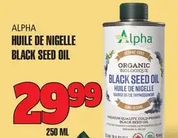 Marches Tau ALPHA HUILE DE NIGELLE offer