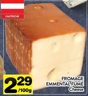 Supermarché PA FROMAGE EMMENTAL FUMÉ | Cheese offer