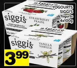 Supermarché PA YOGOURTS SIGGI'S | Yogurts offer