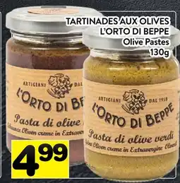 Supermarché PA TARTINADES AUX OLIVES L'ORTO DI BEPPE | Olive Pastes offer