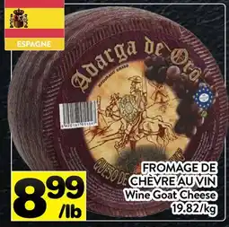 Supermarché PA FROMAGE DE CHÈVRE AU VIN | Wine Goat Cheese offer
