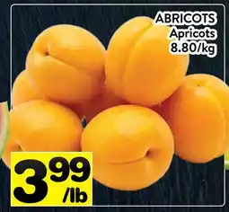 Supermarché PA ABRICOTS | Apricots offer