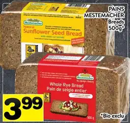 Supermarché PA PAINS MESTEMACHER | Breads offer