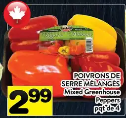 Supermarché PA POIVRONS DE SERRE MÉLANGÉS | Mixed Greenhouse Peppers offer