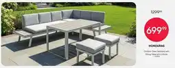 Meubles RD Honduras - Outdoor Steel Sectional with Dining Table and 2 Stools offer