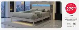 Meubles RD LARRY Full Bed with LED Lighting offer