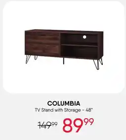 Meubles RD Columbia - TV Stand with Storage - 48 offer