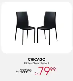 Meubles RD Chicago - Chairs (Set of 2) - Black offer