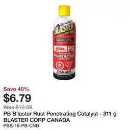 Bumper to Bumper PB B'laster Rust Penetrating Catalyst offer