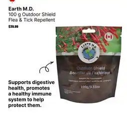 Ren’s Pets Depot Earth M. D. 100 g Outdoor Shield Flea & Tick Repellent offer