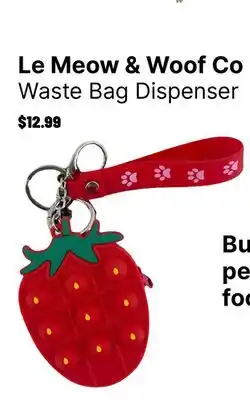 Ren’s Pets Depot Le Meow & Woof Co Waste Bag Dispenser offer