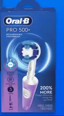 Walmart Oral-B Pro 500+ Electric Toothbrush offer