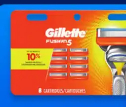 Walmart Gillette Fusion5 razor cartridges offer