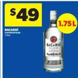 Real Canadian Liquorstore Bacardi Superior Rum offer