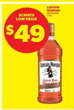 Real Canadian Liquorstore Captain Morgan Spiced Rum offer