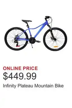 Costco Infinity Plateau Mountain Bike offer