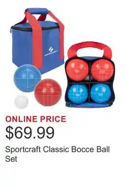 Costco Sportcraft Classic Bocce Ball Set offer