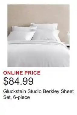 Costco Gluckstein Studio Berkley Sheet Set, 6-piece offer