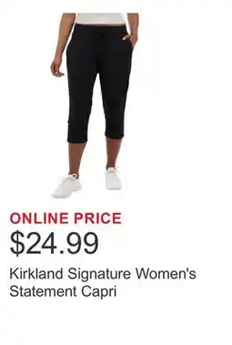 Costco Kirkland Signature Women's Statement Capri offer