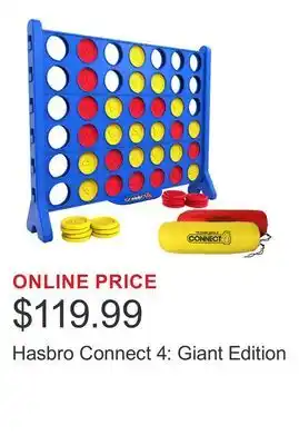 Costco Hasbro Connect 4: Giant Edition offer