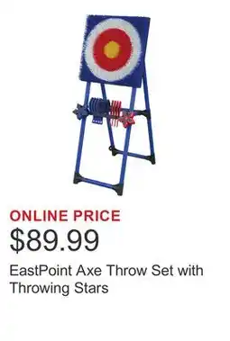 Costco EastPoint Axe Throw Set with Throwing Stars offer