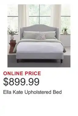 Costco Ella Kate Upholstered Bed offer
