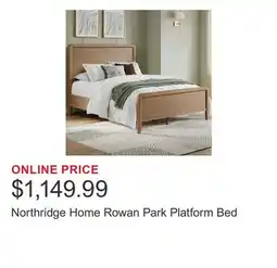 Costco Northridge Home Rowan Park Platform Bed offer