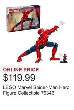 Costco LEGO Marvel Spider-Man Hero Figure Collectible 76346 offer