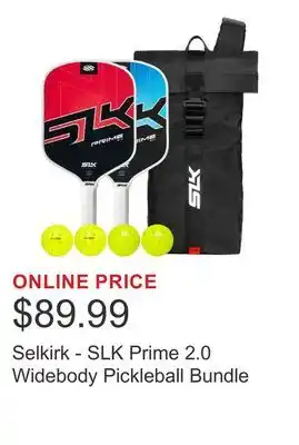 Costco Selkirk - SLK Prime 2.0 Widebody Pickleball Bundle offer