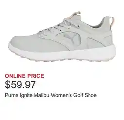 Costco Puma Ignite Malibu Women's Golf Shoe offer