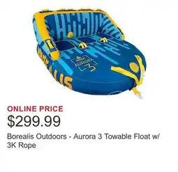 Costco Borealis Outdoors - Aurora 3 Towable Float w/ 3K Rope offer