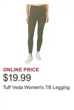 Costco Tuff Veda Women's 7/8 Legging offer