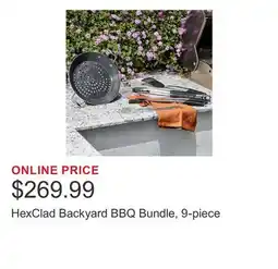 Costco HexClad Backyard BBQ Bundle, 9-piece offer