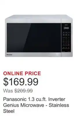 Costco Panasonic 1.3 cu.ft. Inverter Genius Microwave - Stainless Steel offer