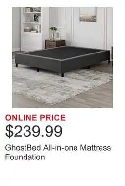 Costco GhostBed All-in-one Mattress Foundation offer
